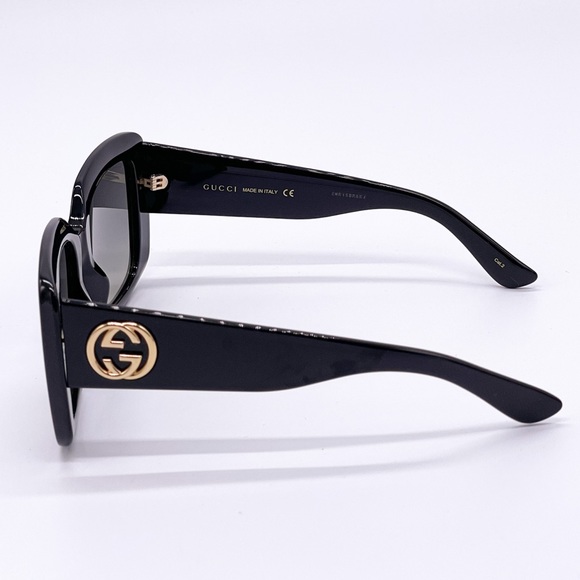 NEW GUCCI GG0141SN 001 NEW COLLECTION WOMEN’S SUNGLASSES GUCCI GG0141S - Picture 7 of 14